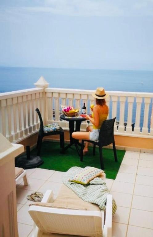 Vivienda Vacacional Sunset Los Gigantes Santiago Del Teide Luaran gambar